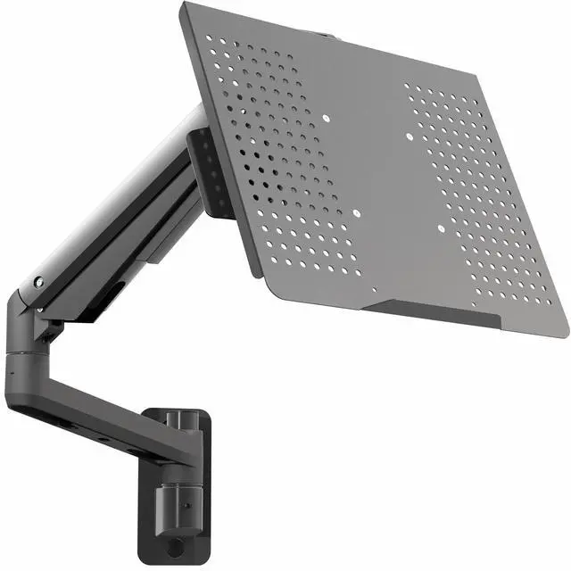 Main image of VIVO Black Pneumatic Wall Mounted Laptop Tray, (MOUNT-KB35L)