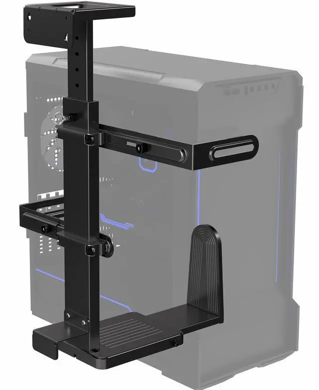 Main image of VIVO Adjustable Under Desk Large PC and Wall Mount, Computer Case CPU Holder