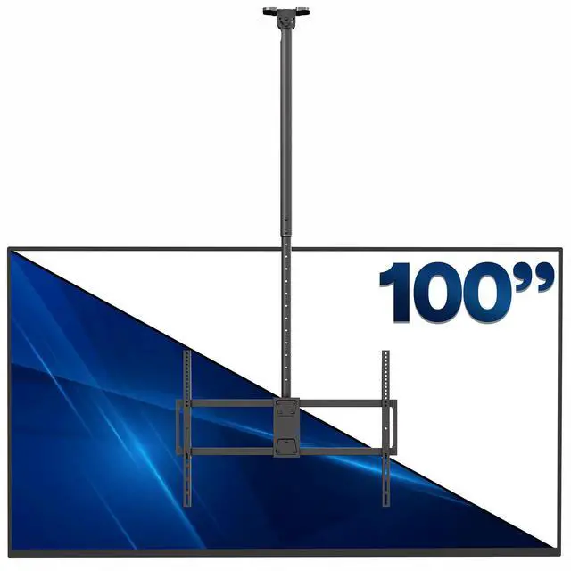 Main image of VIVO Extending Large Ceiling TV Mount for 50 to 100 inch Screens, 5.5ft Pole