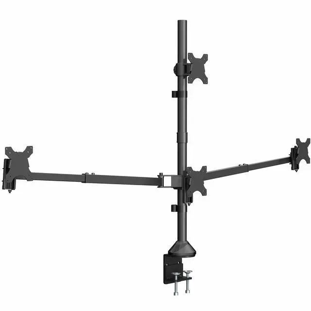 Main image of VIVO Telescoping Extra Tall Quad Ultrawide 27" to 38" Monitor Desk Mount