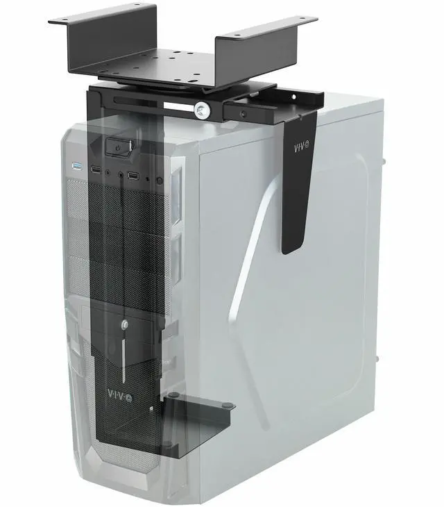 Main image of VIVO Under-Desk and Wall PC Mount, Computer Case Holder with Spacer Bracket