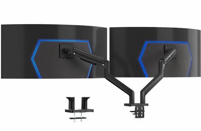 Main image of VIVO Tension Spring Dual Ultra Wide Monitor Mount, Up to 45" Computer Screens