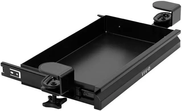 Main image of VIVO Black 16" Clamp-on Shallow Storage Drawer Desk Organizer
