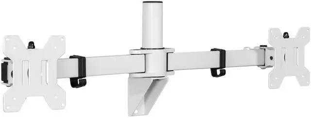 Main image of VIVO White Telescoping Flush Wall Mount for Dual 27"- 38" Ultra Wide Monitors