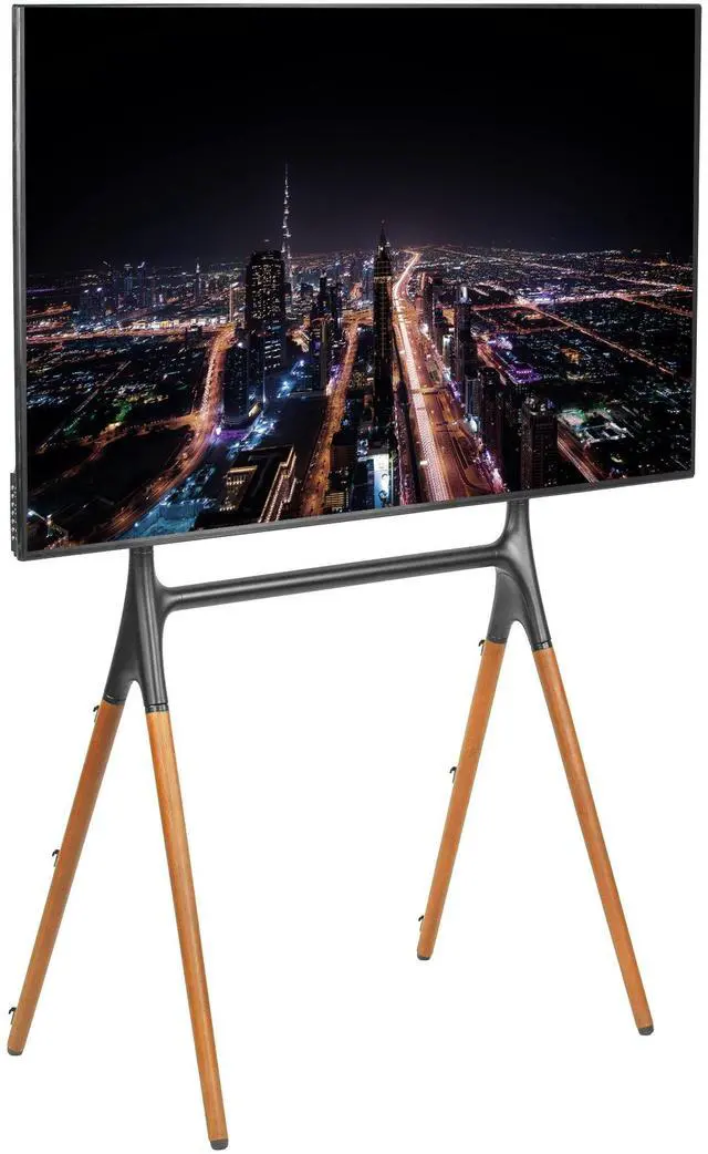 Main image of VIVO Easel Studio TV Adjustable Floor Stand | Mounts 49" to 70" Screens