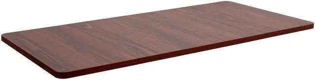 Main image of VIVO Dark Walnut 60 x 30 inch Universal Table Top for Sit to Stand Desk Frames