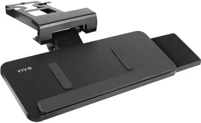 Main image of VIVO Adjustable Keyboard Tray with Slide-Out Mouse Pad, Under Table Desk Mount