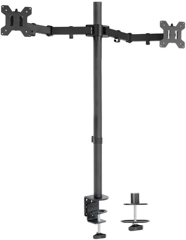 Main image of VIVO Dual Monitor Desk Mount Extra Tall Adjustable Stand for up to 27" Screens