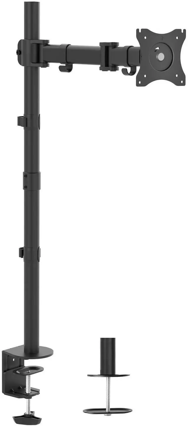Main image of Single Monitor Desk Mount Extra Tall Fully Adjustable Stand for up to 32" Screen