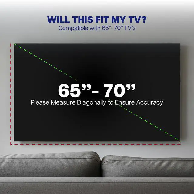 Alt view image 3 of 6 - Tan Screen Cover for 65" to 70" TV, Outdoor Waterproof Weather Resistant