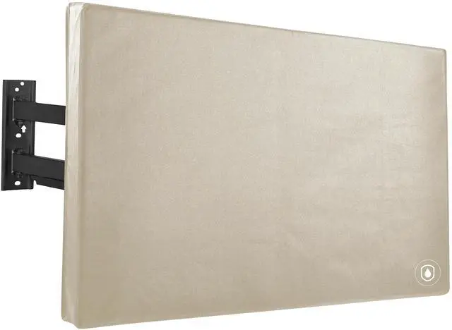 Main image of Tan Screen Cover for 60" to slim 65" TV, Outdoor Waterproof Weather Resistant
