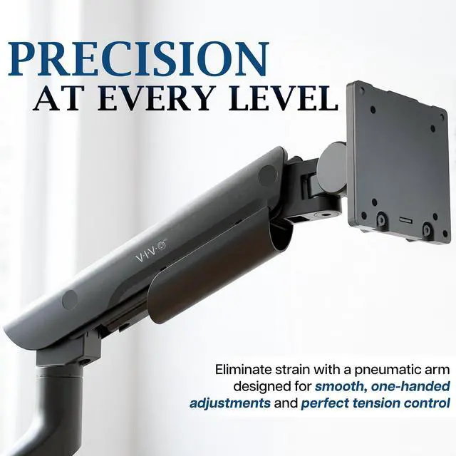 Alt view image 3 of 7 - VIVO PRO Pneumatic Single Ultrawide Monitor Mount, 24-57 Screens, 59.4 lbs