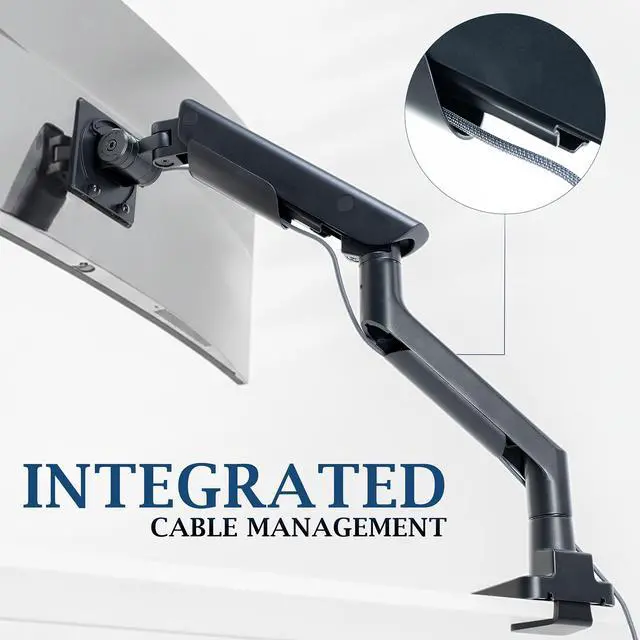 Alt view image 7 of 7 - VIVO PRO Pneumatic Single Ultrawide Monitor Mount, 24-57 Screens, 59.4 lbs