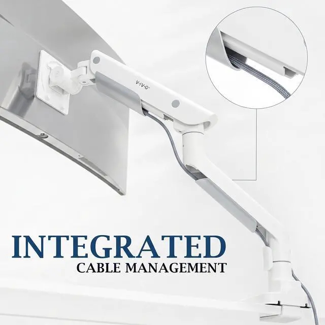 Alt view image 7 of 7 - VIVO PRO Pneumatic Single Ultrawide Monitor Mount, 24-57 Screens, 59.4 lbs