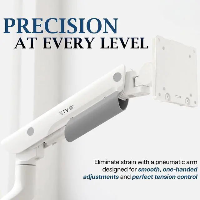 Alt view image 3 of 7 - VIVO PRO Pneumatic Single Ultrawide Monitor Mount, 24-57 Screens, 59.4 lbs