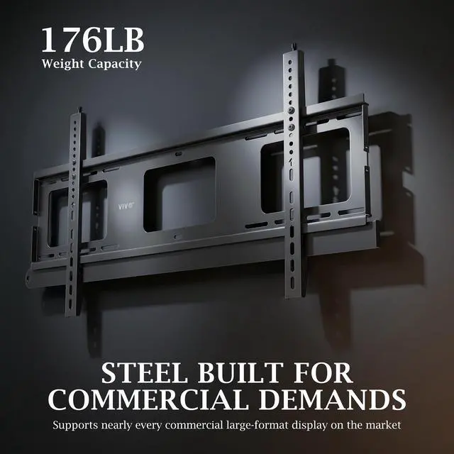 Alt view image 5 of 7 - VIVO PRO Premium Heavy-Duty Fixed TV Wall Mount, 43-75 Screens, Holds 176lbs