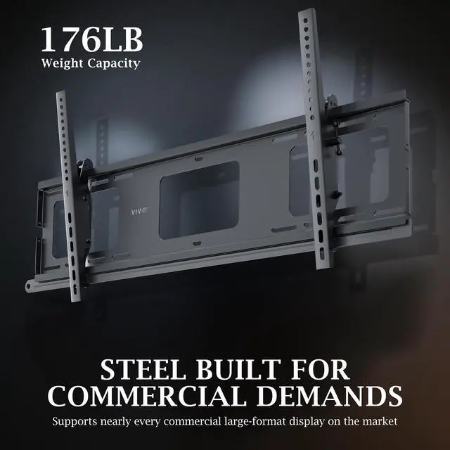 Alt view image 5 of 7 - VIVO PRO Premium Tilting Large TV Wall Mount, 43-95 Screens, Holds 176 lbs