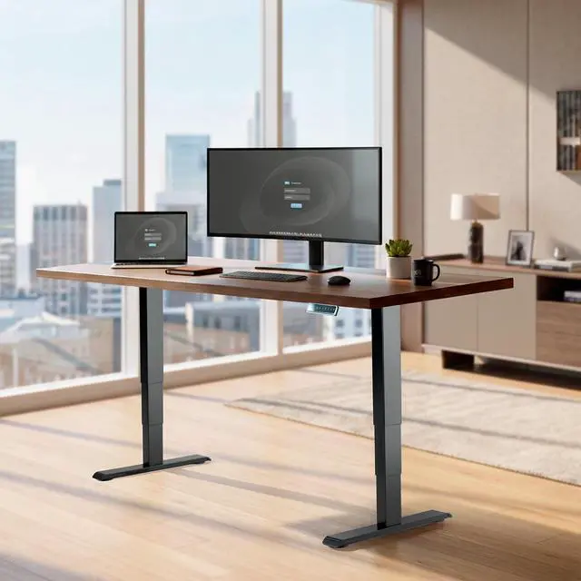 Alt view image 2 of 7 - VIVO PRO Dual Motor Standing Desk Frame, Supports Tops 40 x 23 up to 92 x 44