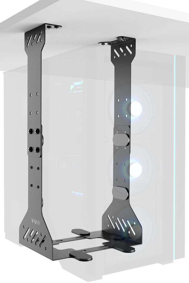 Main image of VIVO Under Desk PC Mount, Adjustable 7.5-11.8 Width and 19.7-23.7 Height