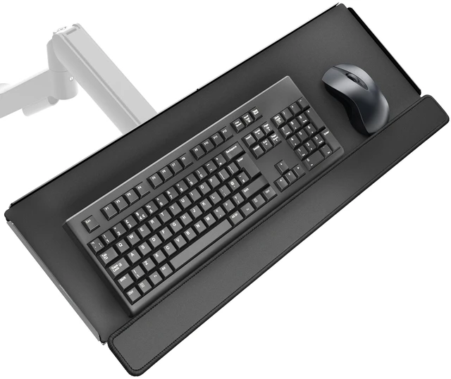 Main image of VIVO 26 x 10 Mounted Keyboard Tray, VESA 100x100mm, Holds 6.4 lbs