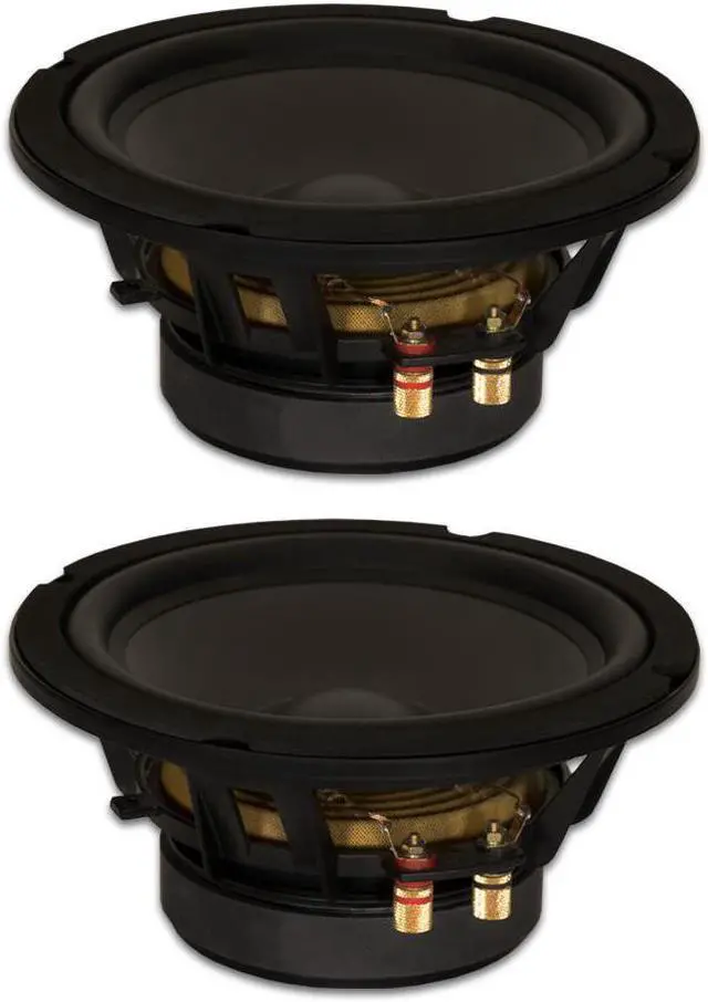 Main image of 2 Goldwood Sound GW-8PC-8 Heavy Duty 8ohm 8" Woofers 330 Watts each Replacement Speakers
