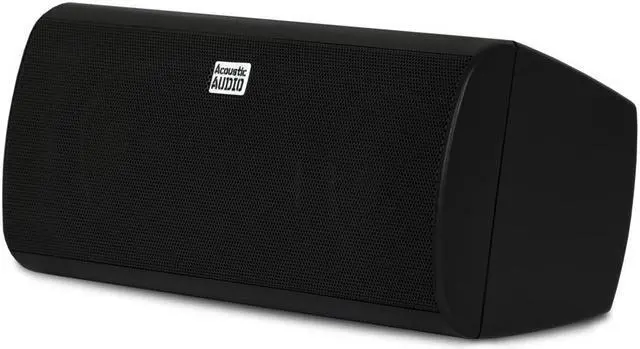 Alt view image 2 of 5 - Acoustic Audio AA35CB Indoor 3 Way Speakers 1200 Watts Black Bookshelf 3 Speaker Set AA35CB-3S
