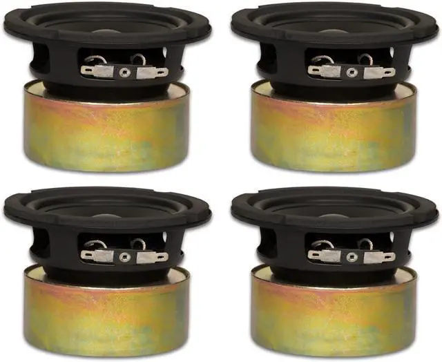 Main image of 4 Goldwood Sound GW-4028/S Shielded 4" Woofers 70 Watt each 8ohm Replacement Speakers
