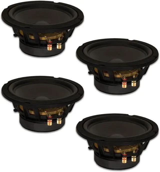 Main image of 4 Goldwood Sound GW-8PC-8 Heavy Duty 8ohm 8" Woofers 330 Watts each Replacement Speakers