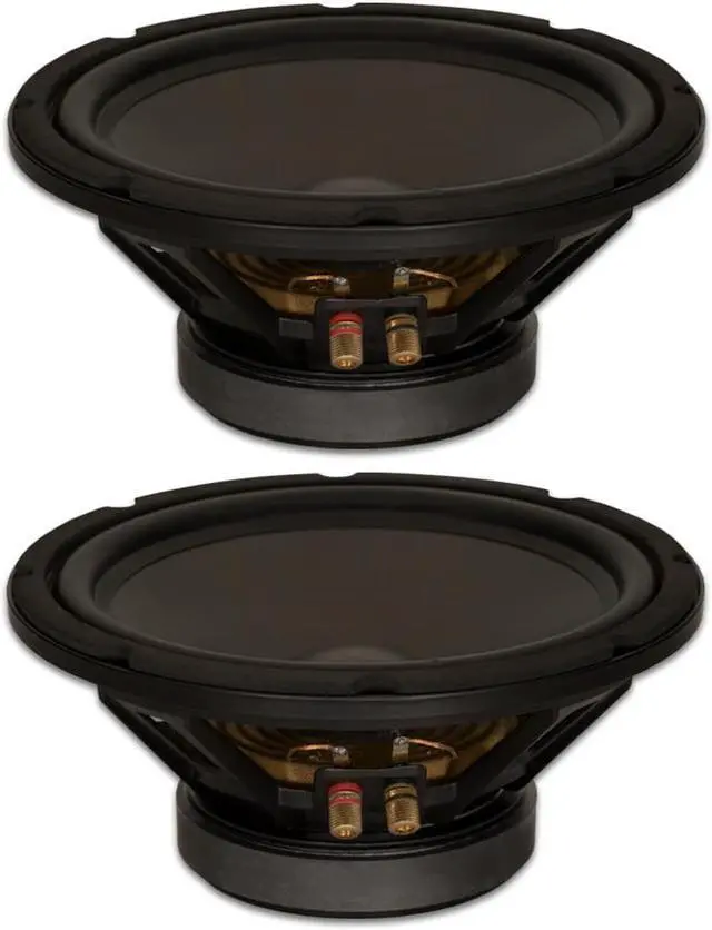 Main image of 2 Goldwood Sound GW-10PC-8 Heavy Duty 8ohm 10" Woofers 400 Watts each Replacement Speakers