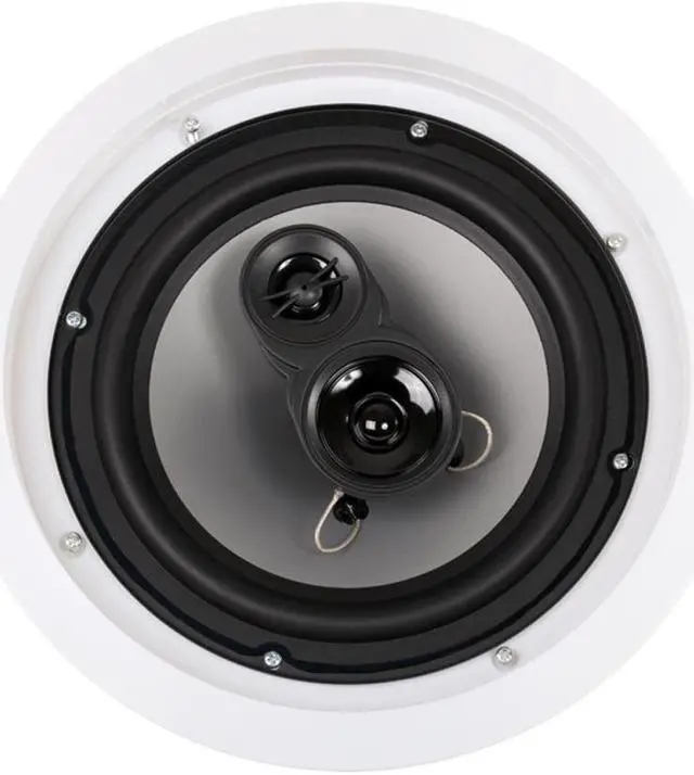 Alt view image 2 of 4 - Acoustic Audio CS-IC83 In Ceiling 8" Speaker 6 Pair Pack 3 Way Home Theater Flush Mount