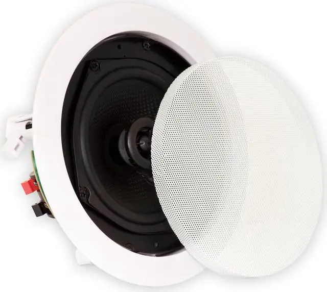 Alt view image 2 of 5 - Theater Solutions TS50C In Ceiling Speakers Surround Sound Home Theater 10 Pair Pack
