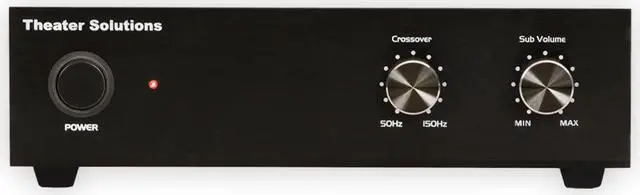 Alt view image 5 of 7 - Theater Solutions TS1000 Flush Mount 10" Subwoofer Speaker and Amp 2 Pack