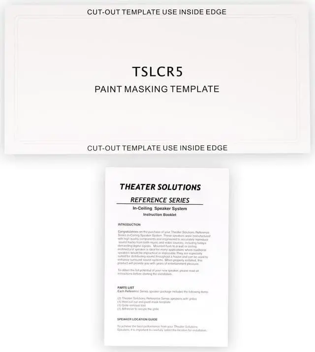 Alt view image 5 of 5 - Theater Solutions TSLCR5 Flush Mount Speakers Dual Woofer In Wall 8 Pack