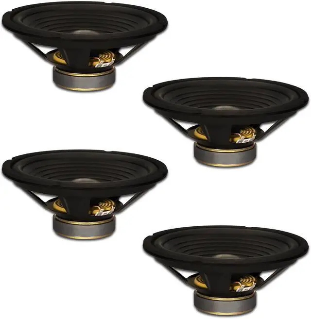 Main image of 4 Goldwood Sound GW-210/4 OEM 10" Woofers 220 Watts each 4ohm Replacement Speakers