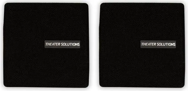 Alt view image 2 of 5 - Theater Solutions TS30B Mountable Indoor Speakers Black Bookshelf 6 Pair Pack