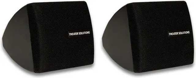 Main image of Theater Solutions TS30B Mountable Indoor Speakers Black Bookshelf Pair