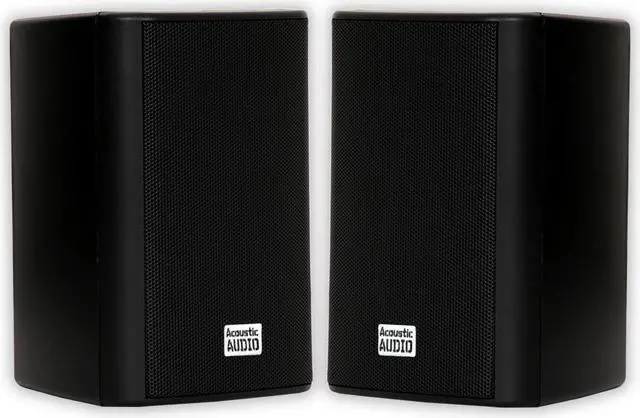 Alt view image 2 of 7 - Acoustic Audio AA351B and AA32CB Mountable Indoor Speakers Home Theater 7 Speaker Set