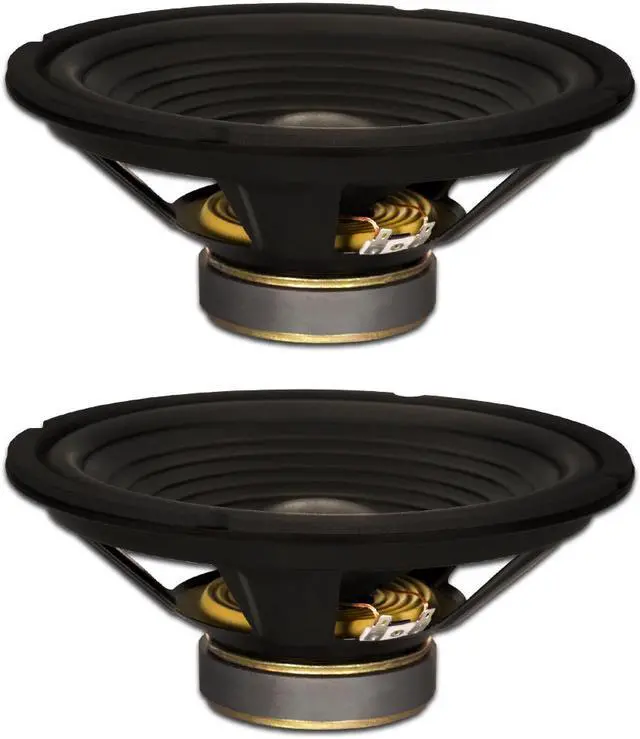 Main image of 2 Goldwood Sound GW-210/4 OEM 10" Woofers 220 Watts each 4ohm Replacement Speakers