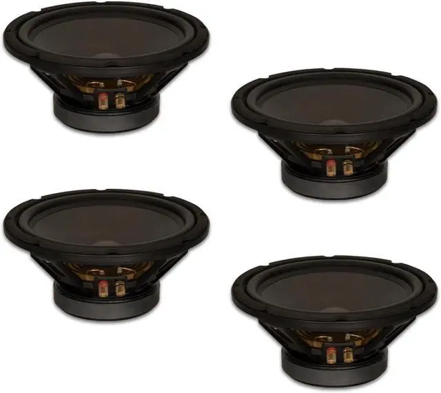 Main image of 4 Goldwood Sound GW-10PC-8 Heavy Duty 8ohm 10" Woofers 400 Watts each Replacement Speakers