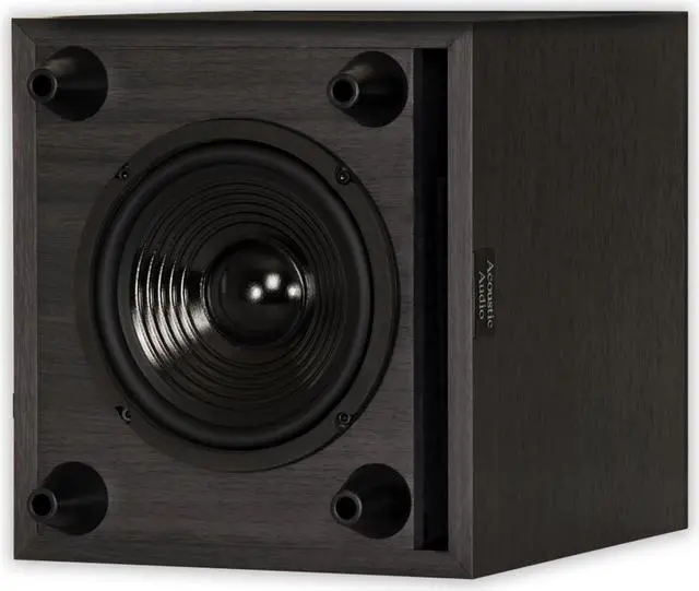 Alt view image 6 of 8 - Acoustic Audio PSW-6 Down Firing Powered Subwoofer (Black)