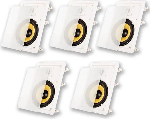 Main image of Acoustic Audio HD-650 In Wall 6.5" Speakers Home Theater Surround Sound 5 Speaker Set