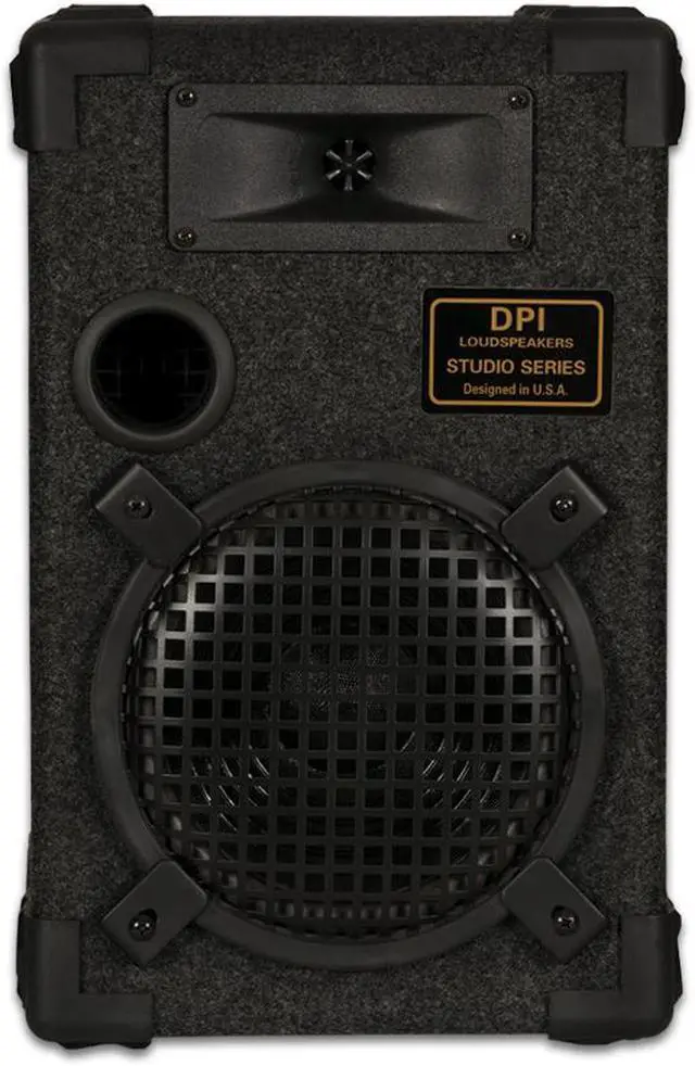 Alt view image 2 of 4 - GOLDWOOD DPI-800C/8 Passive 8" Speaker Pair Monitor Studio Home Audio