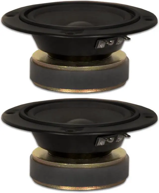 Main image of 2 Goldwood Sound GM-85/4 Poly Mica 5" Midranges 120 Watt each 4ohm Replacement Mids