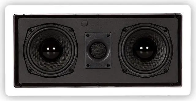 Alt view image 3 of 5 - Theater Solutions TSLCR5 Flush Mount Speakers Dual Woofer In Wall 8 Pack