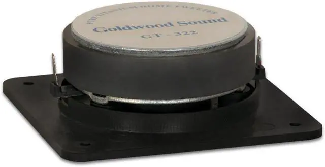 Alt view image 5 of 5 - 40 Goldwood Sound GT-322 Titanium Dome Tweeters 120 Watt each 8ohm Replacement Square Tweeters