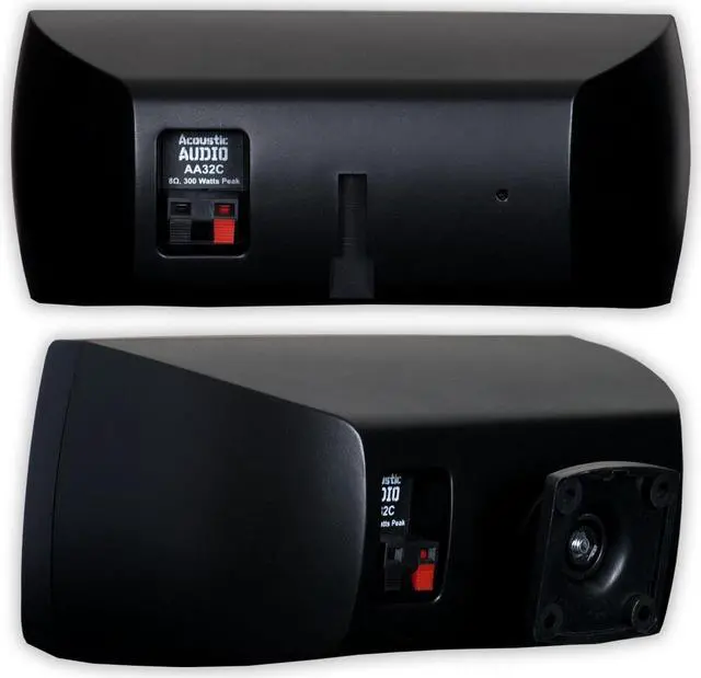 Alt view image 6 of 7 - Acoustic Audio AA351B and AA32CB Mountable Indoor Speakers Home Theater 7 Speaker Set