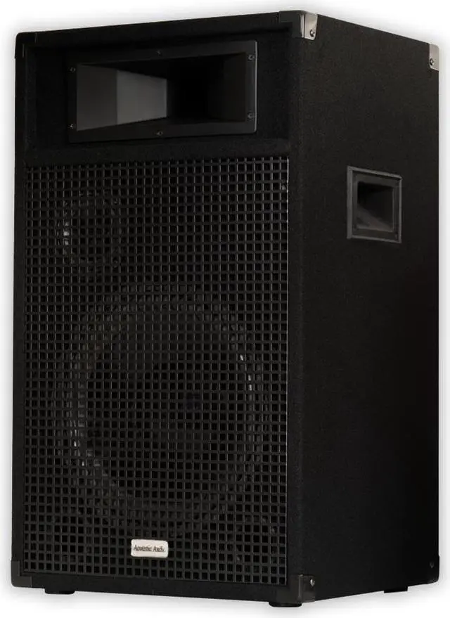 Alt view image 2 of 6 - Acoustic Audio BR12 Passive 12" Speaker Pair 3 Way DJ PA Karaoke Band Speakers