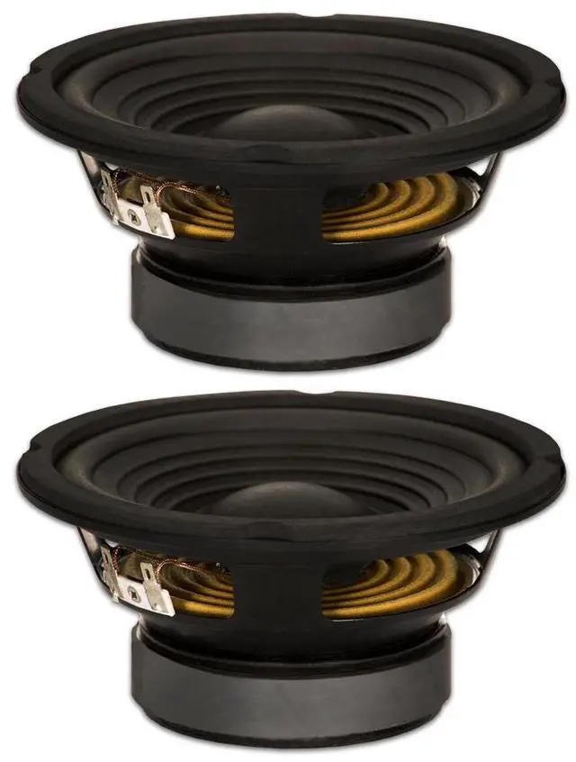 Main image of 2 Goldwood Sound GW-206/4 OEM 6.5" Woofers 180 Watts each 4ohm Replacement Speakers