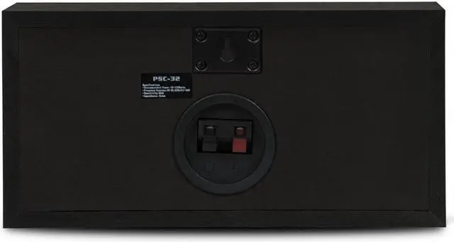 Alt view image 7 of 14 - Acoustic Audio PSC-32 Center Channel Speaker 125 Watt 2-Way Home Theater Audio