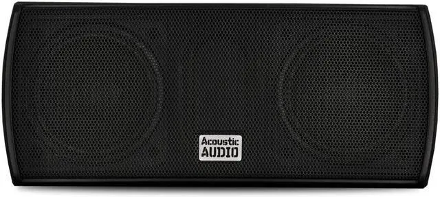 Alt view image 3 of 5 - Acoustic Audio AA32CB Mountable Indoor Speakers 2400 Watts Black Bookshelf 4 Pair Pack AA32CB-4PR
